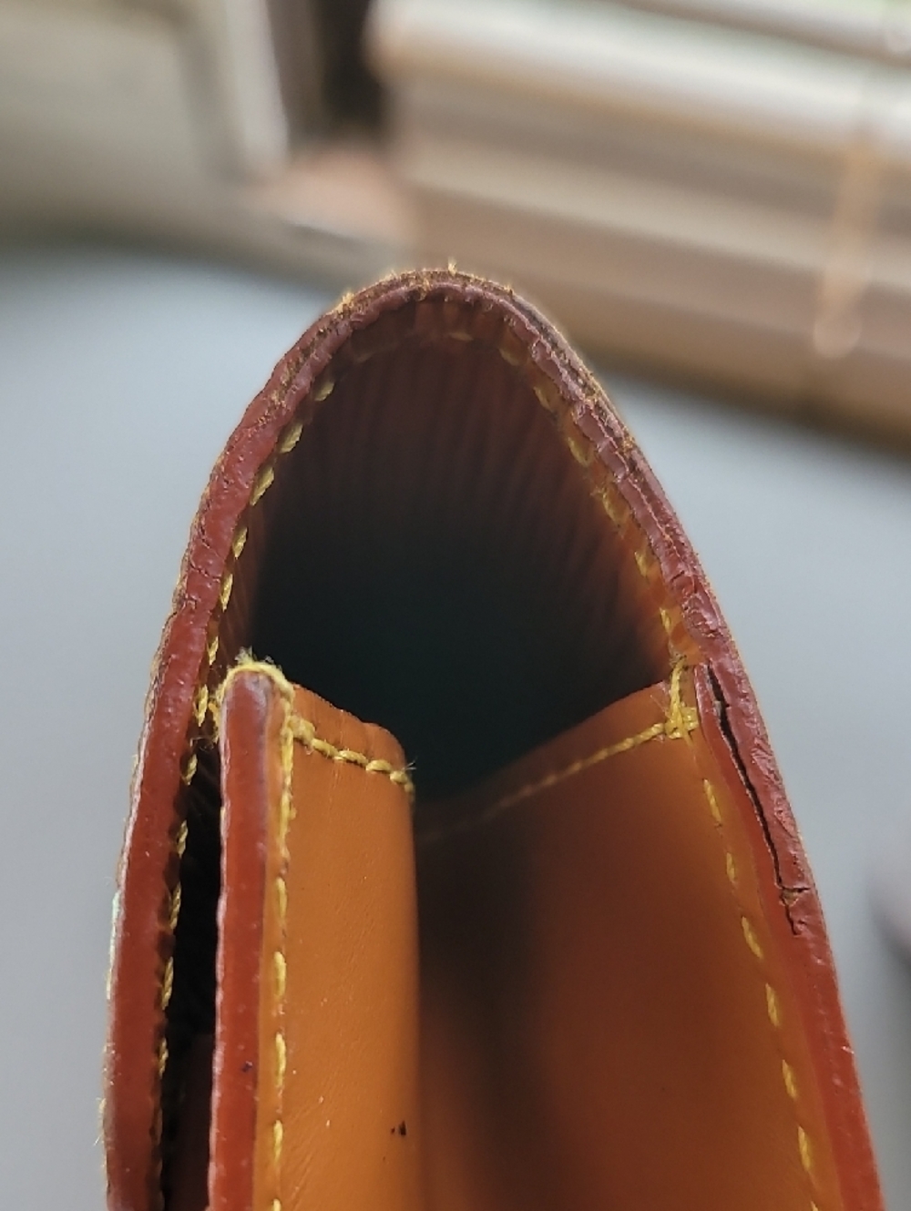 Louis Vuitton Sellier Dragonne Clutch Handbag Epi Leather Sienna Brown - Picture 16 of 16